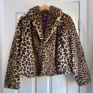 Excellent condition faux fur jacket